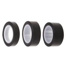 Black  Coated Fiberglass Fabric with Silicone Adhesive Tape, High Temperature