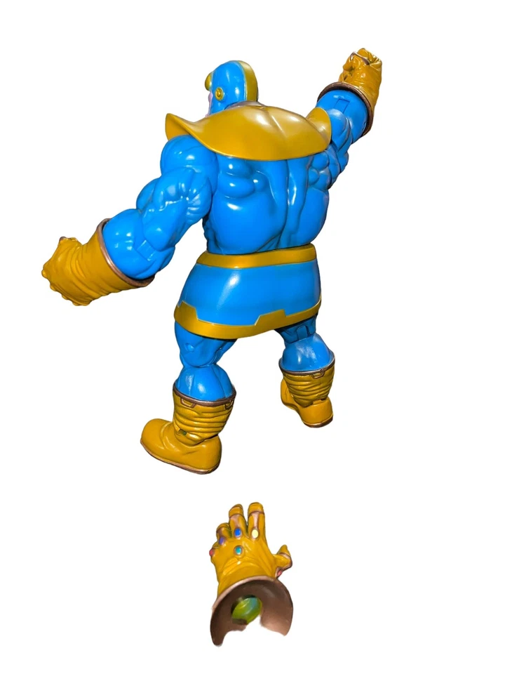 8-дюймовая экшн-фигурка Thanos Toybiz 2005 с перчаткой бесконечности - Изображение 4 из 4