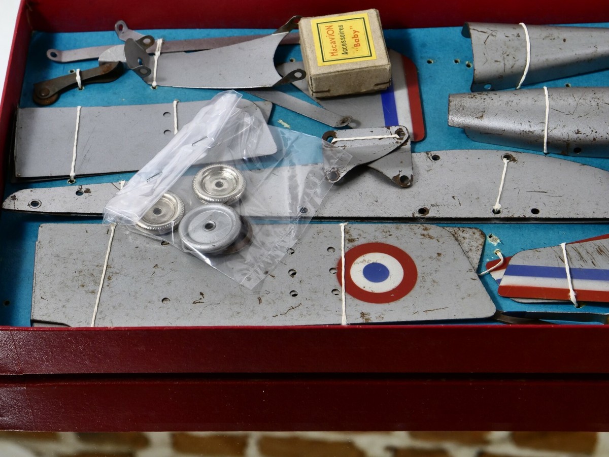 Coffret Complémentaire Mecavion - Avions En Tôle Lithographiée Avec Notices - France