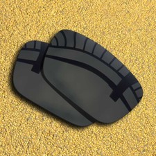 Polarized Lenses Replacement for-Spy Optic Dirty Mo Sunglasses-Solid Black