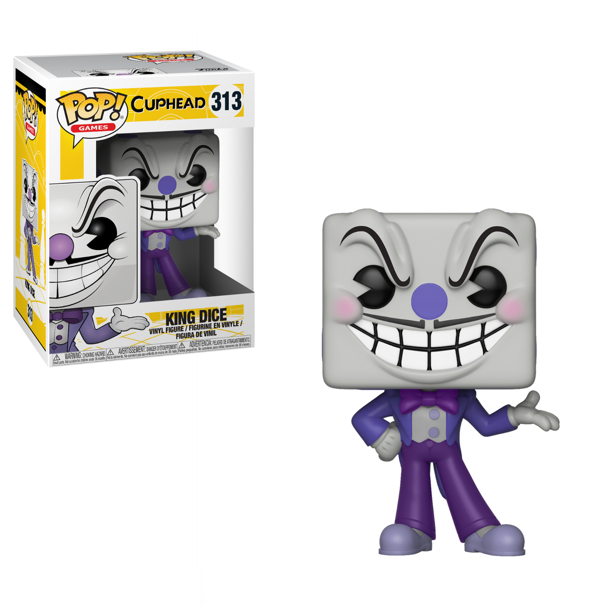 Funko Pop! Games 313 Cuphead King Dice Pop Vinyl Figure FU26968 | eBay