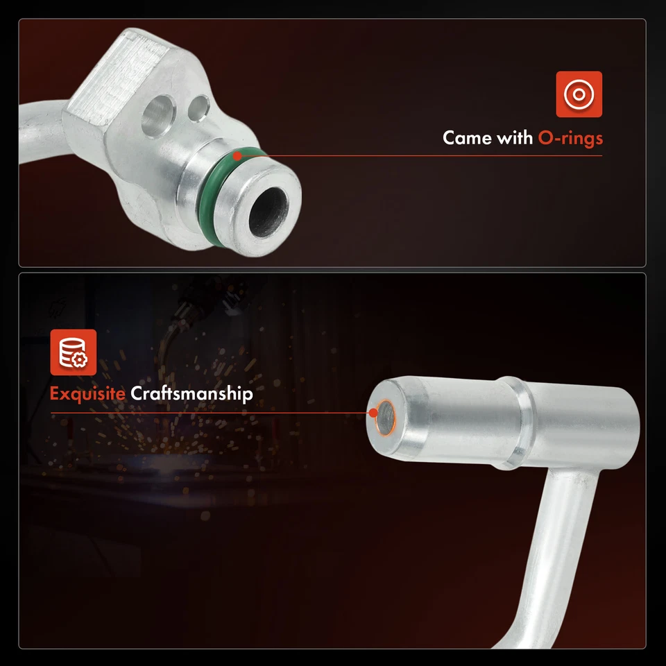 AC A/C Liquid Line for Audi A4 2009-2011 A5 2008-2011 A4 Quattro A5 Quattro S5 - Image 3 of 4