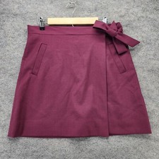 J Crew Pencil Skirt Womens 10 Purple