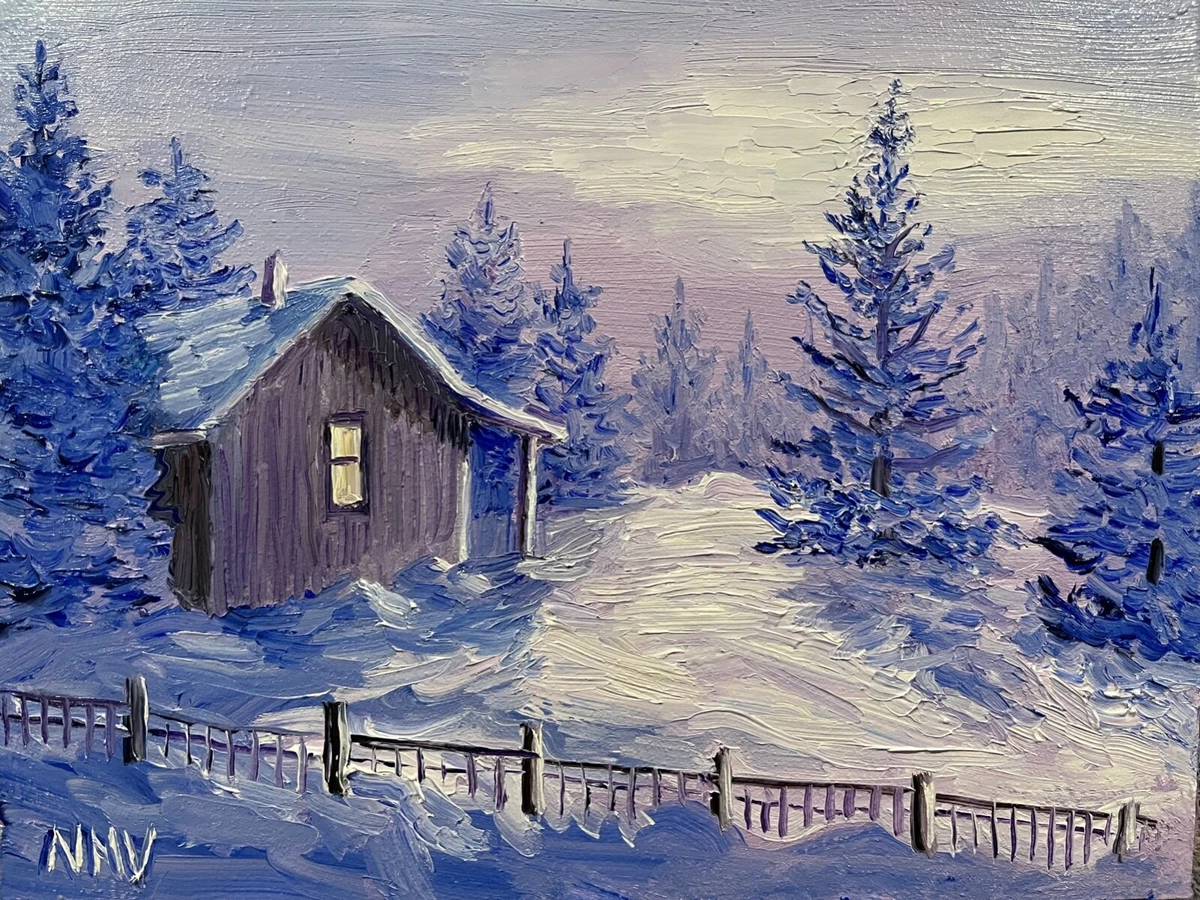 Winter painting outlet