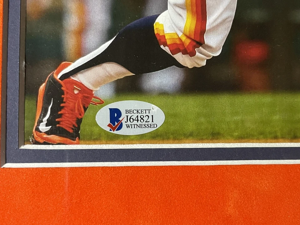 George Springer Houston Astros World Series Sports Illustrated Custom Frame Auto - Image 3 of 4