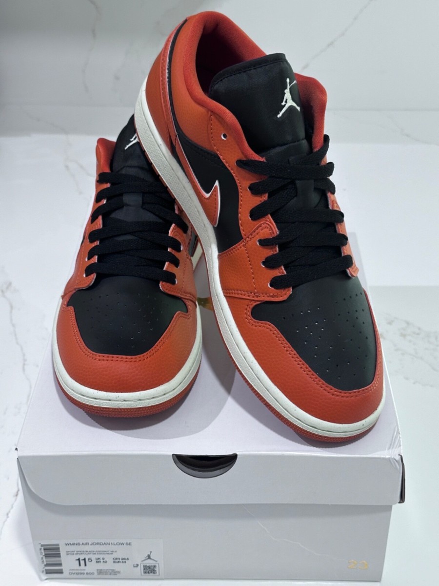 ★[NIKE]★WS AIR JORDAN 1 Low SE Sport Spice Black★ Amazon.com | Nike AIR Jordan 1 Low SE Womens Fashion