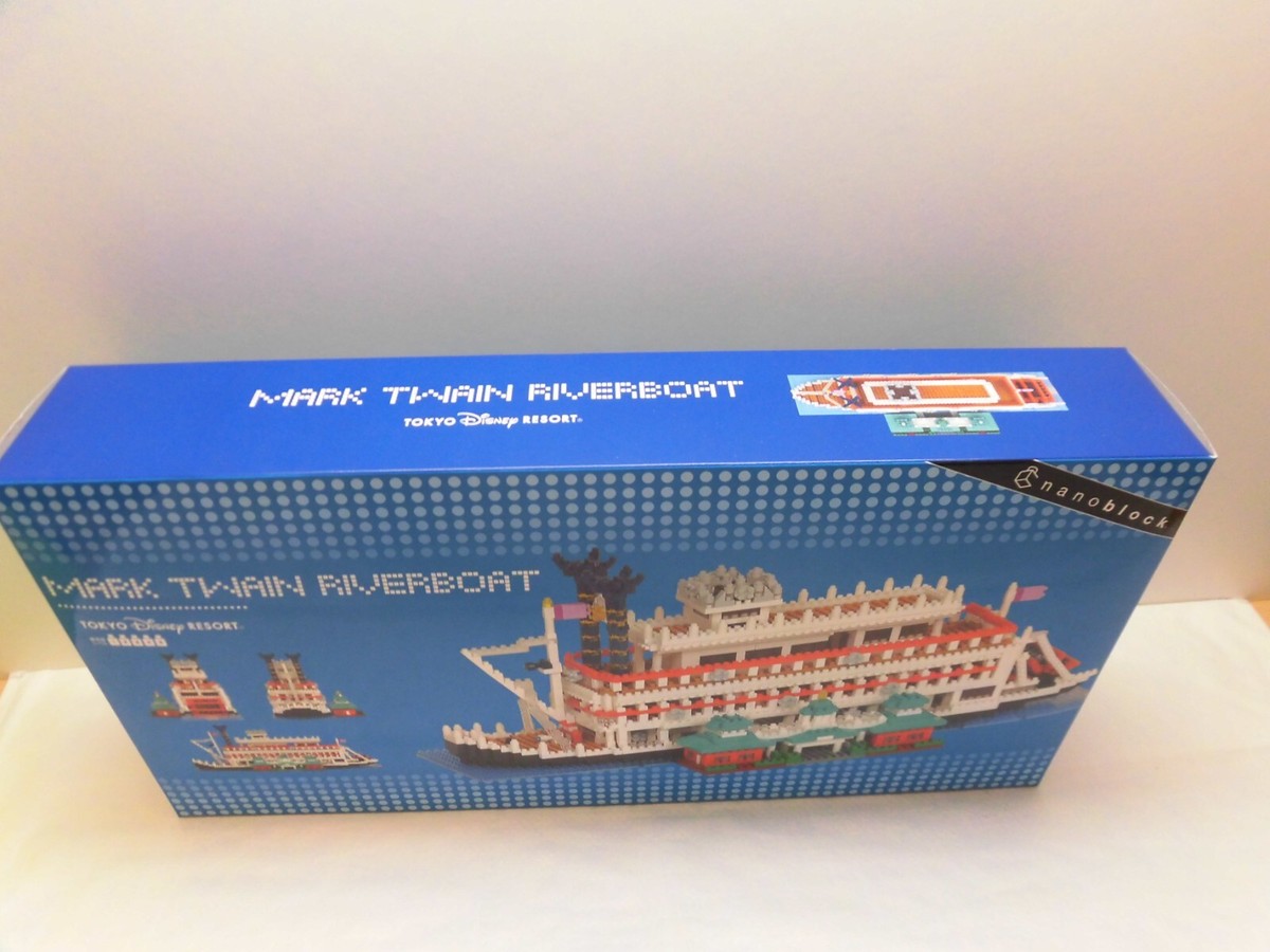 Tokyo Disney Resort Nano Block Mini Block Mark Twain Riverboat 