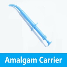 Dental Universal Material Amalgam Carrier Right Angle, Blue - Pack of 2