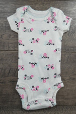 Baby Girl Clothes Nwot Child Mine Carter's Preemie Owl Pink Blue Flower Bodysuit