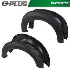 Black Pocket Rivet Style Fender Flares Wheel Cover Fit For 09-14 Ford F150 4pcs Black Pocket Rivet Style Fender Flares Wheel Cover Fit For 09-14 Ford F150 4pcs
