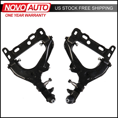 Front Lower Control Arms Ball Joints For 04-2006 Chevy Trailblazer GMC Envoy XL