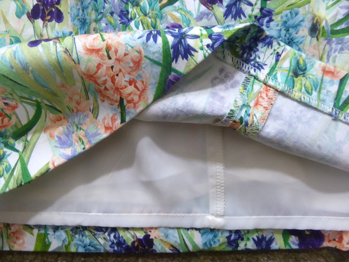 COAST Sleeveless Multicoloured Floral Dress~ Stretch Cotton ~ UK 8/10 (Petite) - Picture 7 of 10