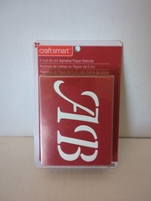 Stencils Letters Alphabet Craftsmart 2 inch Paper crafts Wedding Signs NIP