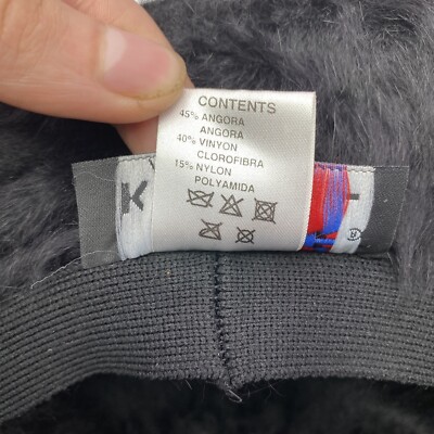 VTG KANGOL FURGORA 6041 BIN BUCKET HAT REGULAR BLACK ANGORA VTG KANGOL FURGORA 6041 BIN BUCKET HAT REGULAR BLACK ANGORA