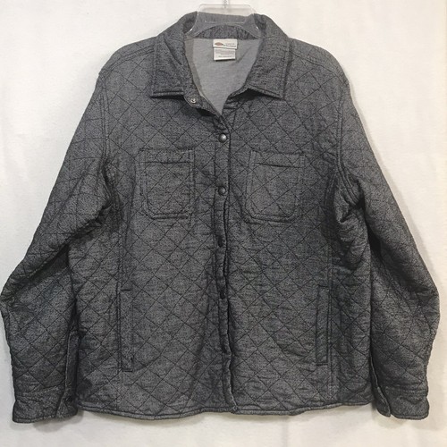 Dickies Jacket Womens 2XL Gray Quilted 