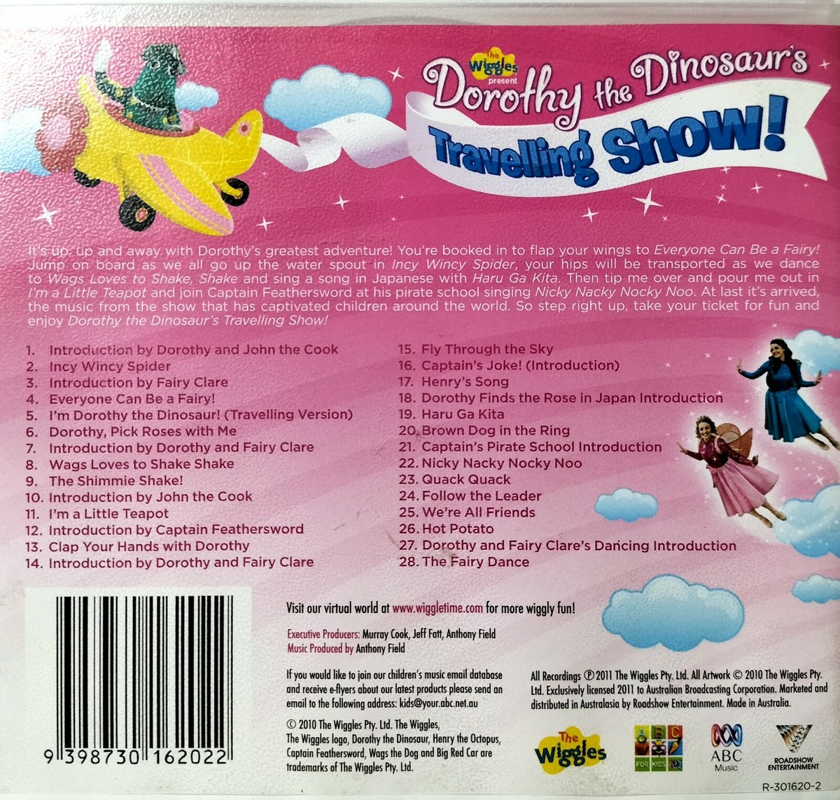 The Wiggles Dorothy The Dinosaur Travelling Show CD & Song Book | eBay