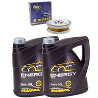 MotoröL Set Mannol Energy 5W-30 API 8 Liter + ÖLfilter FüR Mercedes C-Klasse CLK
