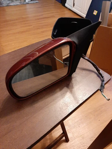 97 98 99 00 01 02 03 04 05 MALIBU RED DRIVER SIDE REAR VIEW DOOR MIRROR POWER