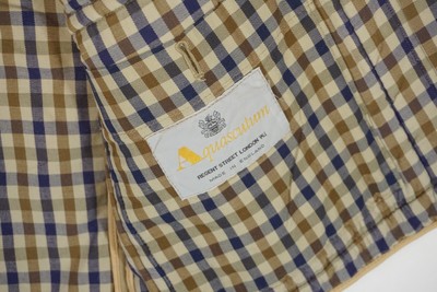 Aquascutum Beige Chore Hunting Quilted Jacket Size M