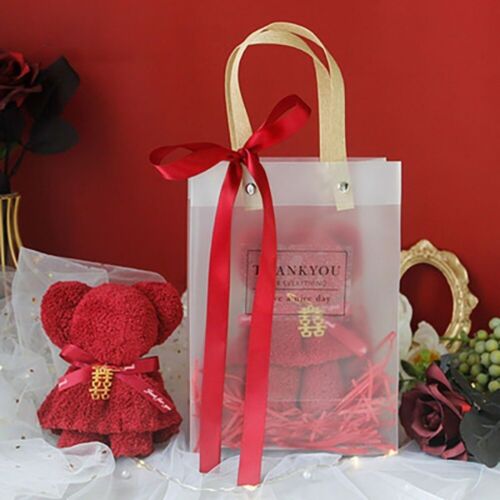 Soft Handmade Gift Coral Velvet Towel Gift Bag Practical Gift Box - Photo 1 sur 10