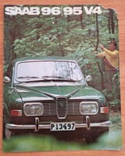 SAAB 96 & 95 V4 1969 Car Sales Brochure Aug 1968 B.10092(MBE)110.00.8.68
