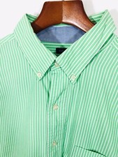 Chaps Men’s Green Easy Care Long Sleeve Dress Shirt L