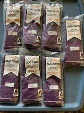 New 7 packs plum No. 2122 rug yarn 320 pcs per pack
