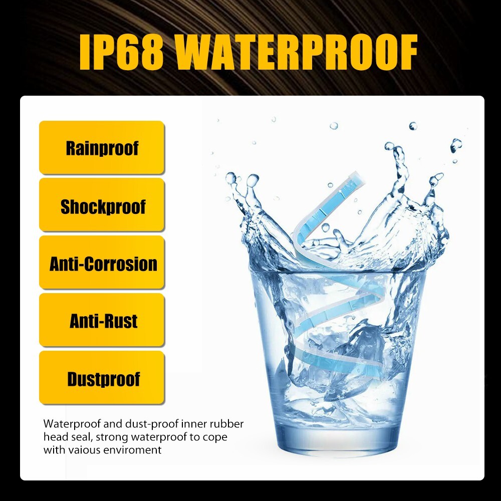 2X Car Headlight 60cm APP RGB Sequential Flexible LED DRL Daytime Running Strip