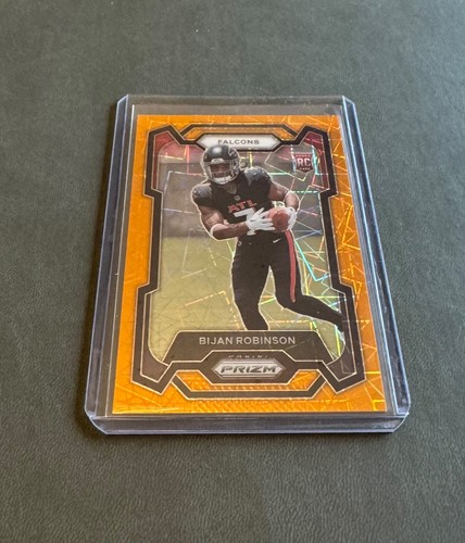 2023 Panini Football Prizm Bijan Robinson RC Lazer Prizm Falcons