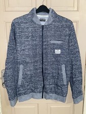 Jack & Jones Core Mens Jacket Blue Size Uk Large Zipped