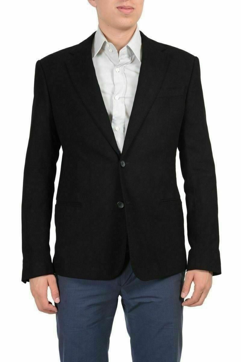 Gianfranco Ferré GF Мужской черный блейзер на двух пуговицах Размер US 38-48