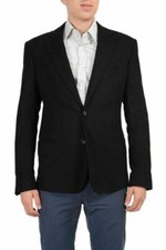 Gianfranco Ferr GF Men's Black Two Button Blazer Size US 38 IT 48