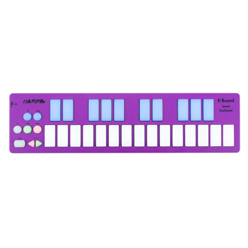 Keith McMillen K-716C-O K-Board MIDI-Controller Orchid + keepdrum Kopfhörer - Bild 2 von 4