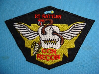 VIETNAM WAR PATCH, US 5th SF GROUP MACV SOG RT RATTLER CCN | eBay