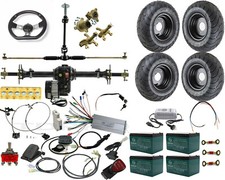 30" Go Kart Rear Differential Axle Kit 48V 1000W Motor Scooter ATV Quad Trike