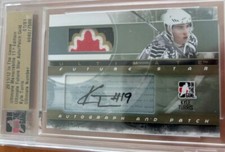 2011-12 ITG Ultimate Memorabilia 11th Edition Gold 1/1 Kyle Turris Auto Patch