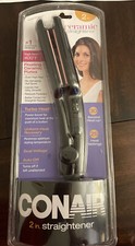 Conair 2  Ceramic Straightener Flat Iron. 30 Second Heat Up. 25 Heat Settings.
