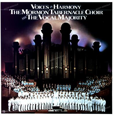 Mormon Tabernacle Choir And The Vocal Majority - Voices In Harmony US LP '