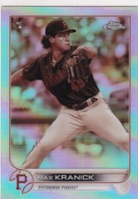 2022 TOPPS CHROME SEPIA REFRACTORS RC MAX KRANICK PITTSBURGH PIRATES GE-3809