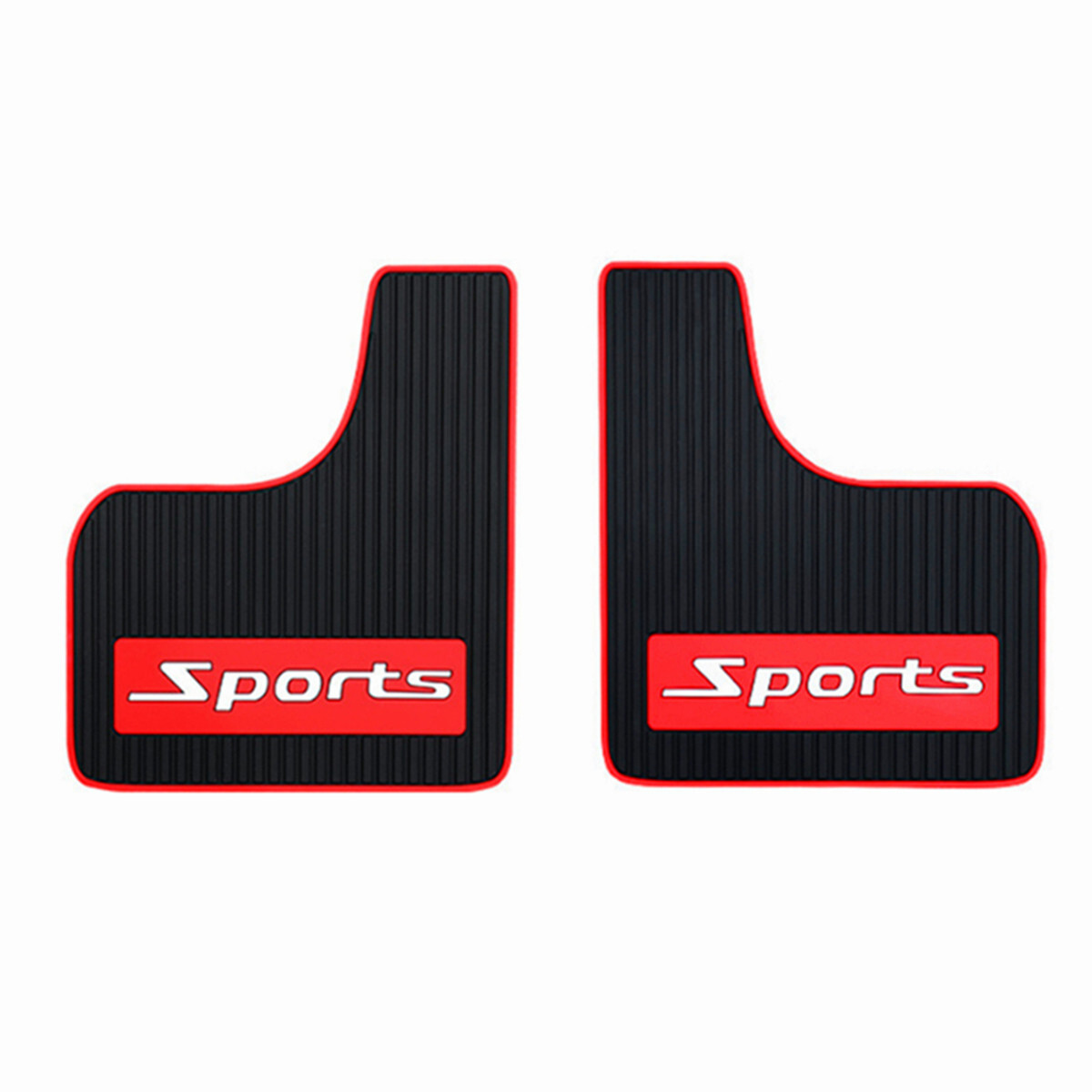 2Pcs Black Mud Flaps Splash Guards Trims For Car Pickup SUV Truck 10.6 ""x 9.06""