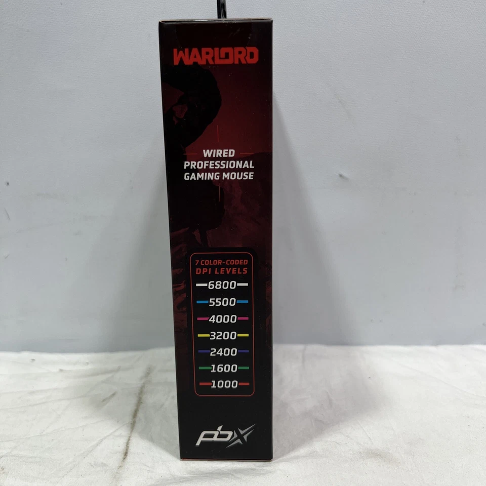 Warlord Wired Professional Gaming Mouse by PBX ~ NEW - Image 3 of 4