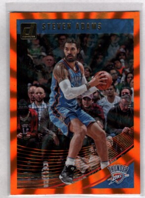 Steven Adams 2018-19 Donruss Orange Holo Laser