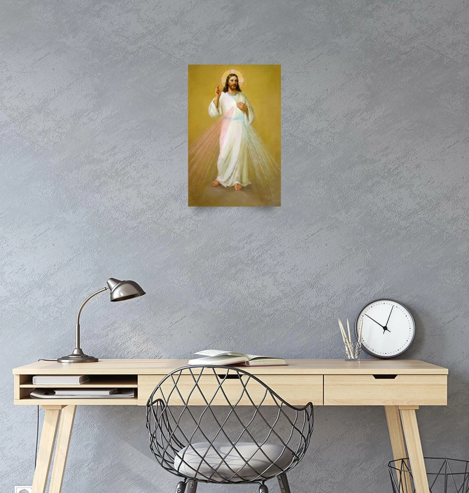 Jesus Christ the Savior, Christian Painting, - Image 2 of 4