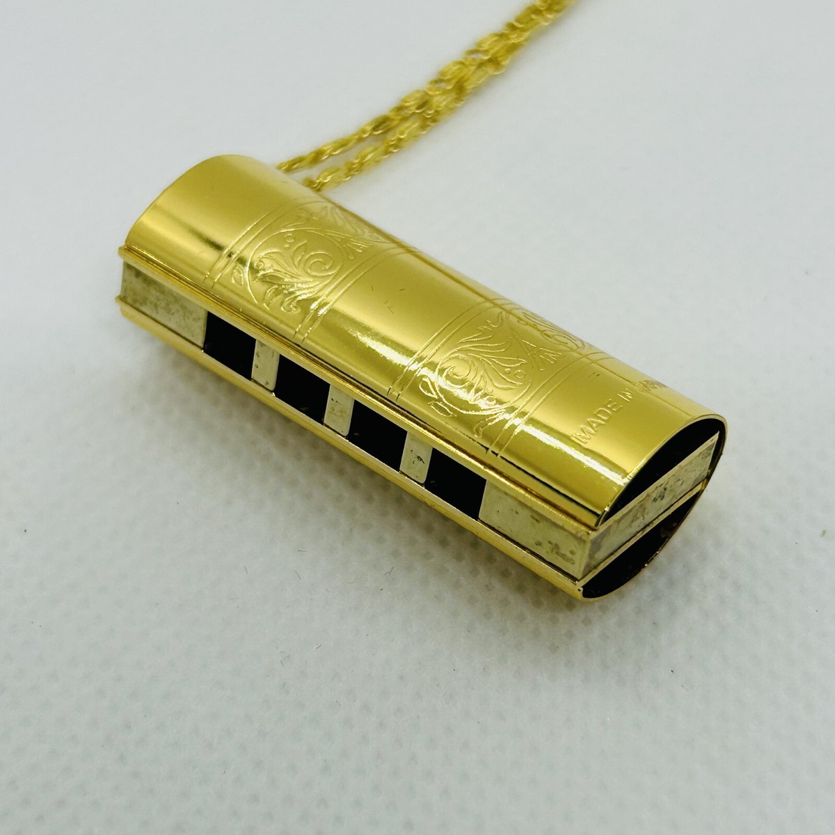 Yamaha mini Harmonica #114G Key Chain w/ Original Box Musical