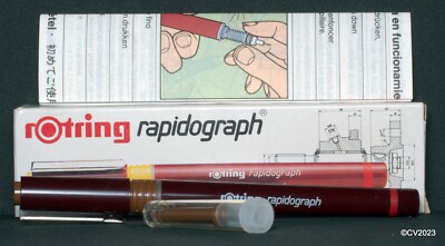 Rotring 155 050 rapidograph 0,50 mm - Tuschefüller / technical pen - NOS