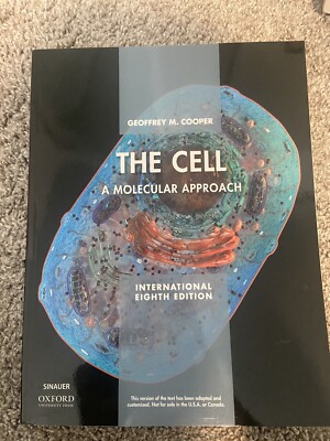 The Cell : A Molecular Approach by Geoffrey Cooper (2018, paperback)