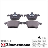 Zimmermann 24142.190.1 Bremsbelagsatz FüR Volvo Ford Land Rover V70 V60 S60 S80