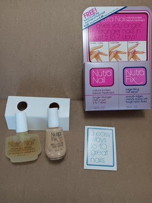 HTF Nutra Nail 5 to 7 Day Growth Treatment & Nutra Fix See Desc. NOS Fast Ship 