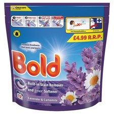 Bold Washing Pods Lavender & camomile Pack of 12 washes