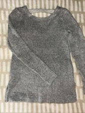 Loft Women  s Heathered Gray Long Sleeve Sweater , Size XS